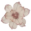 Sale Christmas Forever MAGNOLIA HEAD PINK 9.5″ METALLIC/ GLITTER W/ CLIP