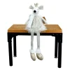 Hot Christmas Forever MOUSE PLUSH DAGLING LEGS 17.5″ IVORY