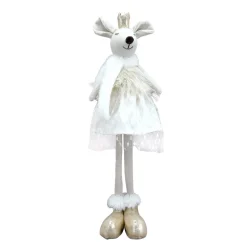 Discount Christmas Forever MOUSE PLUSH STANDING GIRL 16″ IVORY
