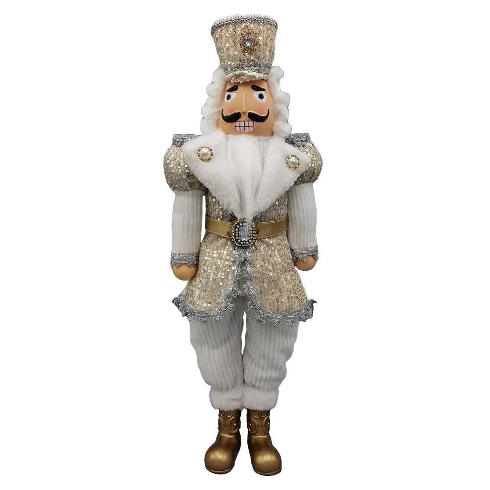 Christmas Forever NUTCRACKER 22″ GOLD/SILVER ROYALTY SUIT