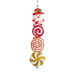 Outlet Christmas Forever ORN CANDY STICK W/SNOWMAN 5″ MULTI