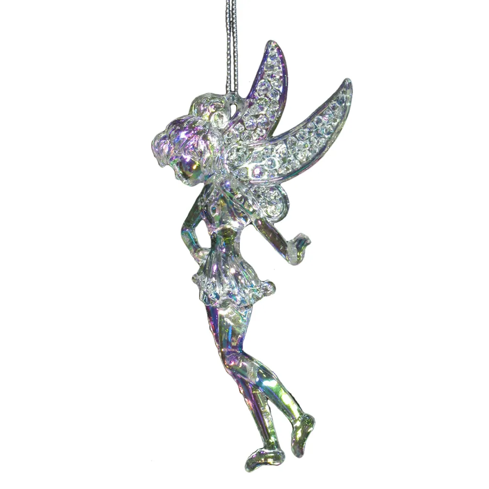 Sale Christmas Forever ORN CLEAR FAIRY 5.5″ IRIDESCENT FINISH