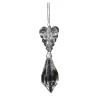 New Christmas Forever ORN CLEAR JEWEL DROP 5″ BEADED TOP