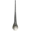 New Christmas Forever ORN CLEAR SILVER ICICLE DROP 10″ W/ GLITTER