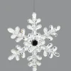 Christmas Forever ORN CLEAR SNOWFLAKE 7″ W/JEWEL