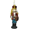Outlet Christmas Forever ORN GLASS NUTCRAKER 5″ RED/BLUE