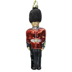 Outlet Christmas Forever ORN GLASS NUTCRAKER 5″ RED/BLACK