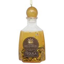 Sale Christmas Forever ORN GLASS TEQUILA BOTTLE 4″ YELLOW