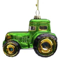 Outlet Christmas Forever ORN GLASS TRAIN 3.5″ GREEN SHINY