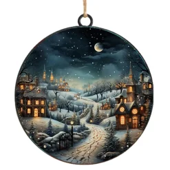 Hot Christmas Forever ORN METAL DISC 4″ CHRISTMAS EVE