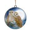 Best Christmas Forever ORN METAL DISC 4″ NIGHT OWLS