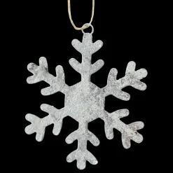 Clearance Christmas Forever ORN METAL SNOWFLAKE 6″ W/SILVER FOIL
