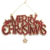 Discount Christmas Forever ORN RED CLEAR/GOLD “MERRY CHRISTMAS ” 4″X6″ W/ CANDY & GLITTER