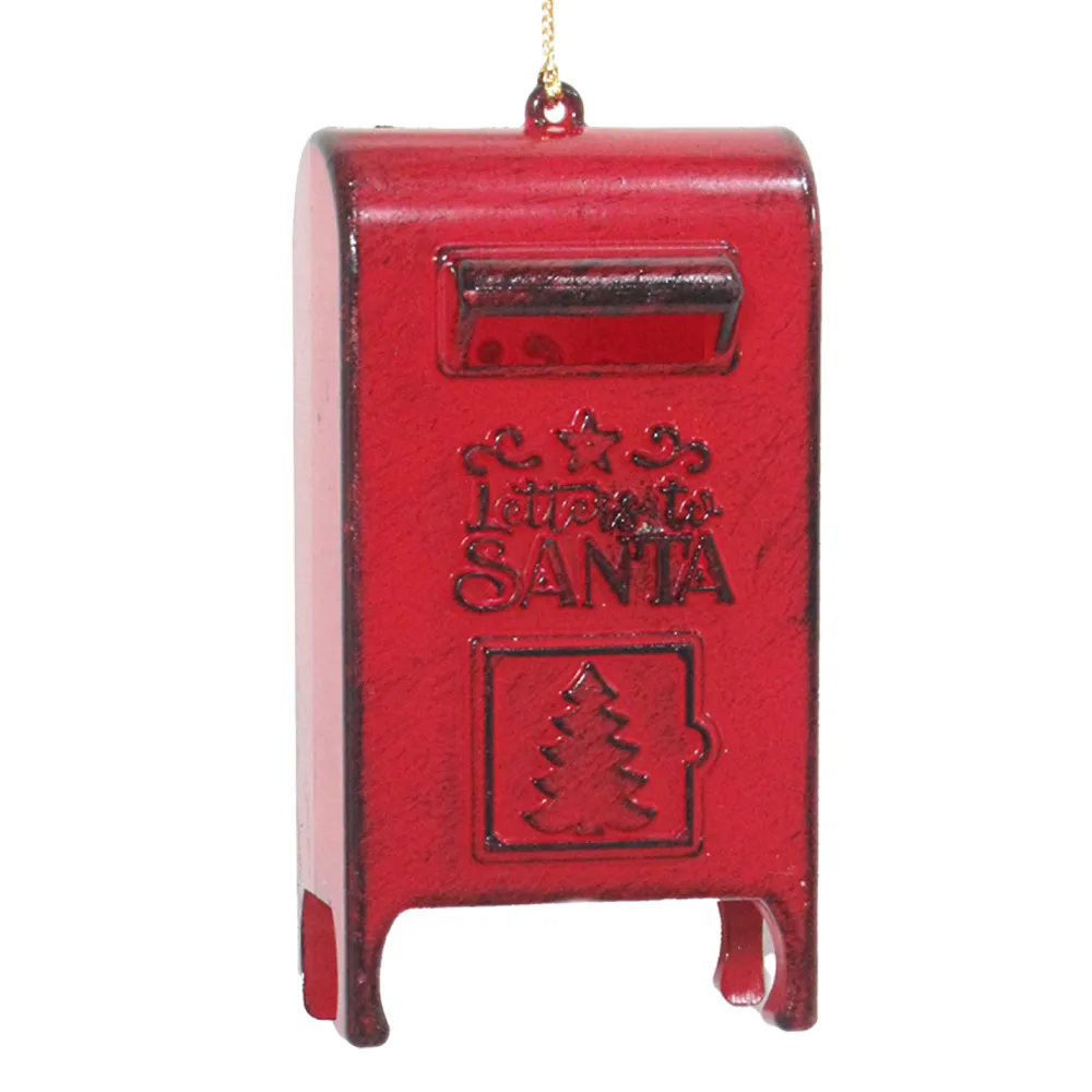 Sale Christmas Forever ORN RED MAIL BOX 4.25″ ANTIQUE FIN.
