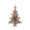 Christmas Forever ORN ROSE GOLD / MULTI TREE 5″ W. STAR TOP
