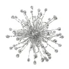 Christmas Forever ORN STAR BURST 10″ W/ SILVER GLTR