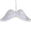 Best Christmas Forever ORN WHITE / GOLD WINGS 2.25″ WHITE W/ BRUSHED GOLD
