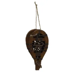 Christmas Forever ORN WINTER WOODEN SNOWSHOE 5″ NATURAL