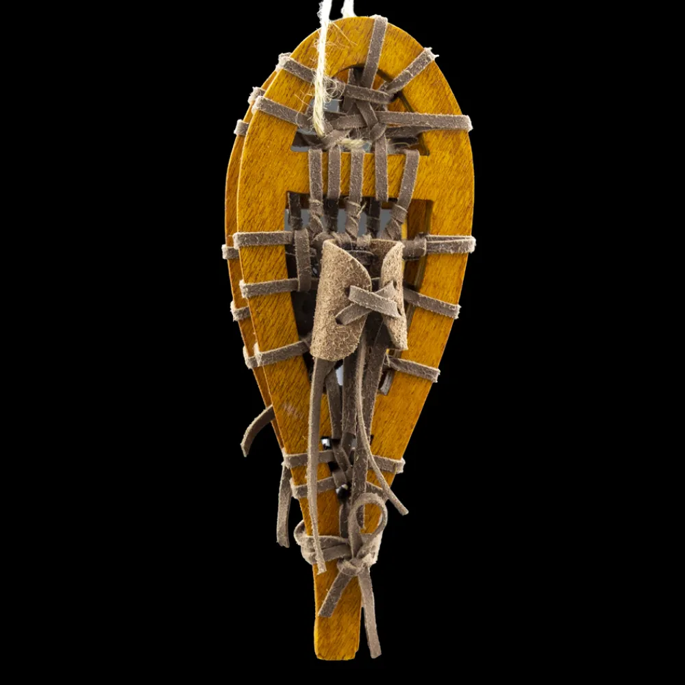 Sale Christmas Forever ORN WINTER WOODEN SNOWSHOE 8″ NATURAL