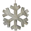 Christmas Forever ORN WOODEN SNOWFLAKE 11″ BIRCH LOOK NATURAL COLOR