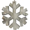 Clearance Christmas Forever ORN WOODEN SNOWFLAKE 8″ BIRCH LOOK NATURAL COLOR