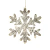 Sale Christmas Forever ORN WOODEN SNOWFLAKE 10″ WOOD/BIRCH LOOK W/ GLTR
