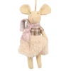 Discount Christmas Forever ORN WOOL MOUSE FUR FABRIC 6″ CREAM/NATURAL