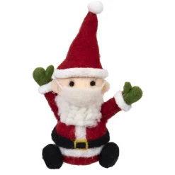 Best Christmas Forever ORN WOOL SANTA 5″ W/ MASK