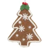 New Christmas Forever ORN WOOL TREE 5.5″ BROWN/WHITE