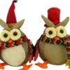 Hot Christmas Forever OWL PLUSH BROWN 9″ W/ RED HAT 2/S