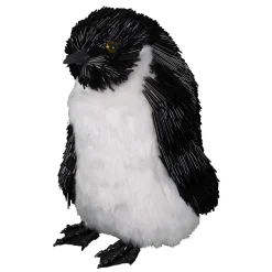 New Christmas Forever PENGUIN BLACK/ WHITE 7″ W/ FUR BELLY