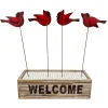Best Christmas Forever PICK WOODEN CARDINAL 11.2″ W/DISPLAY BOX 4 ASST.