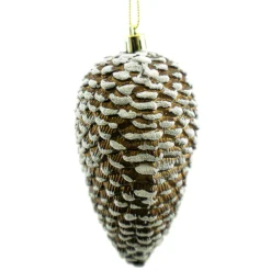 Clearance Christmas Forever PINE CONE 120MM MATT BROWN