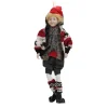 Clearance Christmas Forever POSABLE BOY 18″ RED & GRAY W/ SWEATER