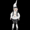 Online Christmas Forever POSABLE ELF BOY 18″ WHITE SHIRT W/ GRAY VEST