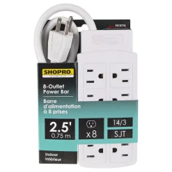 New Christmas Forever POWER BAR 8 OUTLET 125V/1875W