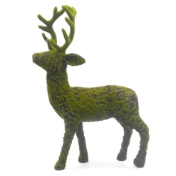 Sale Christmas Forever REINDEER STANDING 14″x20″ MOSS GREEN