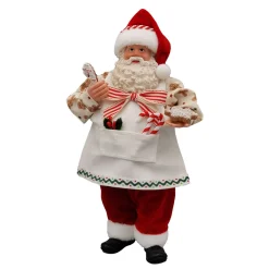 Outlet Christmas Forever SANTA STANDING 11″ BAKING RED/WHITE BAKER