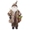 Outlet Christmas Forever SANTA STANDING 18″ GARDENER BROWN