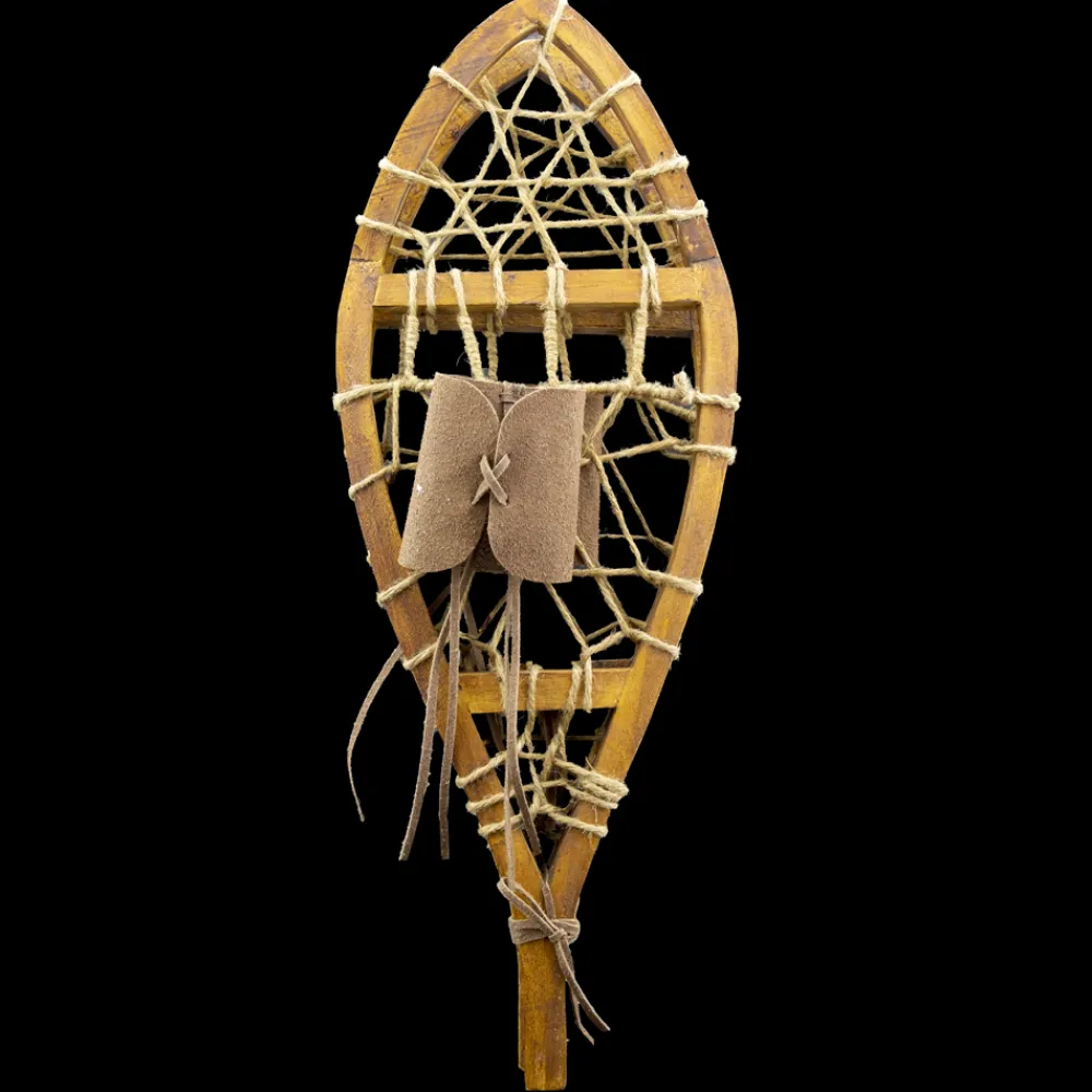 Sale Christmas Forever SNOWSHOE 18.5″ NATURAL WOOD