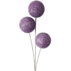 Online Christmas Forever SPRAY BALLS 24″ X 3 ICED FLAKES/GLITTER