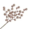 Outlet Christmas Forever SPRAY BERRY 15″ ROSE GOLD GLITTER
