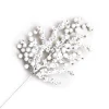 Best Christmas Forever SPRAY BERRY 24″ WHITE MIXED BERRY W/ GLTR