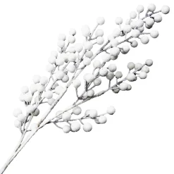 Clearance Christmas Forever SPRAY BERRY 31” WHITE W/ FROSTING
