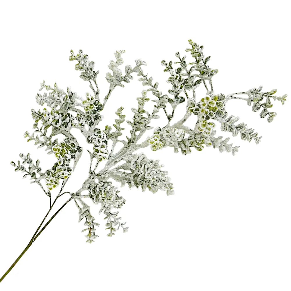 Christmas Forever SPRAY BOXWOOD 28.5″ GREEN SNOW/ GLITTER