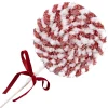 Best Christmas Forever SPRAY CANDY CANE LOLLIPOP 19″ FROSTED RED/WHITE