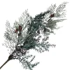 Hot Christmas Forever SPRAY CEDAR FROSTED 31.5: MIXED PINE/ PINE CONES