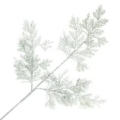 Discount Christmas Forever SPRAY CEDAR FROSTED 32″ WHITE/GREEN