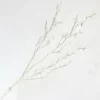 Outlet Christmas Forever SPRAY CORAL 28.5″ WHITE GLITTER