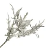 Outlet Christmas Forever SPRAY DAISY LEAF 20.5″ GREEN FROSTED/SNOWED